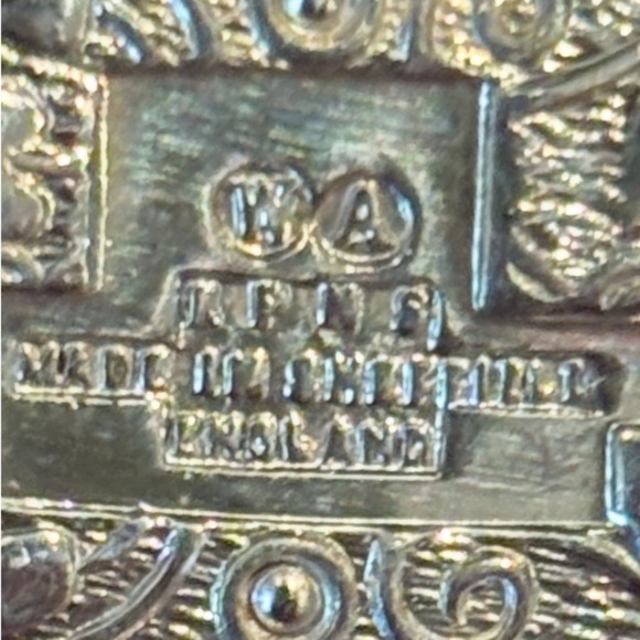 Vintage Ornate Silver Fruit Spoon 1940s England - Picture 2 of 9